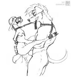 2017 adam_wan canine deer_girl female male male/female zaush