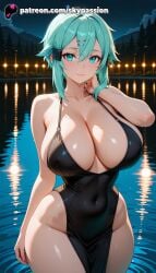 asada shino from gun gale online by skypassion
