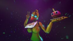toy chica (fnaf) from five nights at freddy's by pervertguy341
