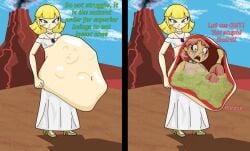 2018 5_fingers absolute_territory animal_humanoid begging belly belt belt_buckle big_belly biped blue_body blue_ears blue_inner_ear blue_markings blue_sky blue_tail bodily_fluids bottomwear breasts buckle clothed clothed_female clothed_human clothing cloud collarbone color_coded_text colored command crying cutaway day detailed_background digital_drawing_(artwork) digital_media_(artwork) duna_nichs duo english_description english_text exclamation_point eyebrow_through_hair eyebrows eyelashes eyelashes_through_hair facial_markings featureless_feet feet female female_human female_humanoid female_pred female_prey feral fingers fossil_fighters front_view full-length_portrait glistening glistening_body glistening_hair green_text hair head_markings hi_res human human_form human_pred human_prey humanoid_pointy_ears imminent_death inside_stomach insult internal lava legwear light_body light_skin makeup male mammal maniacalfork markings nintendo non-mammal_breasts open_mouth outside penis pigtails pink_bottomwear pink_clothing pink_hair pink_legwear pink_markings pink_shirt pink_skirt pink_tank_top pink_text pink_thigh_highs pink_topwear pink_tube_top pointy_ears portrait purple_markings red_insides rivals rosie_richmond_(fossil_fighters) running_makeup same_size_vore scared shaded shadow shirt skirt sky standing tagme tail tank_top tears text thigh_highs three-quarter_view topwear tube_top two_panel_image unwilling_prey vore white_clouds