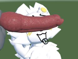3d 3d_(artwork) alternate_version_available anthro anthro_female anthro_male anthro_only balls ballsack big_tail blush blush_lines canine_genitalia canine_penis cant_see_the_haters chest_tuft cock dick erect_penis erection flower_in_hair fluffy_tail furry furry_anthro furry_female furry_only furry_tail grey_balls high_quality horny horny_female in_heat knot knotted_penis looking_at_penis looking_up offscreen_character offscreen_male penis penis_covering_eyes penis_on_face penis_out rec_room red_penis self_upload shaded sunny_(melodynotmel) syntholsoul tail tongue tongue_out