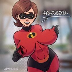 elastigirl from the incredibles by artsens8