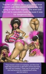 3boys 3boys1girl 3dicks afro afro_hair age_difference argen123 ass_bigger_than_head big_breasts black_hair black_skin blowjob blowjob_face breasts_bigger_than_head censored chain_cumming cheat cheating cheating_female cheating_mother cheating_wife color comic cum_in_ass cum_in_pussy cum_inside cumming_inside female high_heels huge_ass huge_breasts impregnation incoming_sex interracial manga mature_female mother mother_and_child public_humiliation public_use screaming_in_pleasure sex_in_school sex_slave slow_penetration text_bubble younger_male