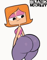 2d 2d_animation absurd_res absurd_resolution absurdres animated animated_gif animated_image animation ass ass_close-up ass_closeup ass_focus big_ass blackmorty_(artist) butt butt_close-up butt_focus close-up close-up_ass close_up close_up_ass close_up_view closeup closeup_view color colored debbie_turnbull fat_ass female gif hi_res high_quality high_resolution highres loop looping_animation orange_hair robotboy short_playtime smirk twerking