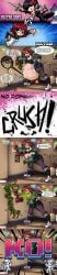 belch belching burping comic crush crushing digestion digestion_noises eviltqf fatal_vore female female_pred female_prey freckles game_mechanics hyper hyper_belly kim_pine knives_chau oral oral_vore scott_pilgrim unwilling unwilling_prey unwilling_vore vore vore_belly vore_comic weight_gain zipper