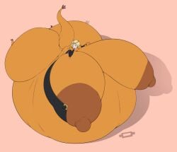 bartok_the_magnificent belly breasts expansion growth hyper hyper_ass hyper_belly hyper_breasts hyper_butt ludmilla_(bartok)