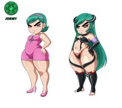 1girls alternate_costume angry angry_face bottom_heavy breasts curvaceous curvy curvy_body curvy_female curvy_hips curvy_thighs cute deemlyart demon_girl fang female female_focus flat_chest hips horns red_eyes revealing_clothes revealing_outfit shortstack small_breasts transformation wide_hips