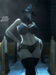 1girls 3d ass big_ass big_breasts bloodborne bottom_heavy breasts bust busty chest curvaceous curvy curvy_figure eileen_the_crow female female_focus fromsoftware hips hourglass_figure huge_ass huge_breasts large_ass large_breasts legs light-skinned_female light_skin mature mature_female plague_of_humanity_(artist) slim_waist thick thick_hips thick_legs thick_thighs thighs top_heavy voluptuous waist wide_hips