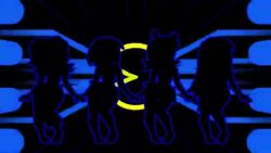 4girls animated blinky_(pac-man) clyde_(pac-man) dancing hmv inky_(pac-man) longer_than_3_minutes minus8 mp4 multiple_girls music pac-man_(series) pac-man_ghost_dance_(minus8) pinky_(pac-man) repost seizure_warning sound synced_to_music tagme video