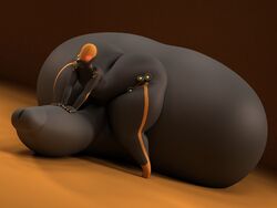 3d anthro anthroanim ass balls balls_bigger_than_ass balls_bigger_than_head balls_bigger_than_penis bent_over big_ass big_balls big_balls_with_big_penis big_penis black_skin colossal_balls digital_media_(artwork) erection femboy gigantic_testicles huge_ass huge_balls huge_cock humanoid humanoid_penis hyper hyper_ass hyper_balls hyper_hips hyper_penis hyper_testicles large_ass machine male nv_(overlai) penis rope simple_background solo teapot_(body_type) thick_thighs uncensored wide_hips