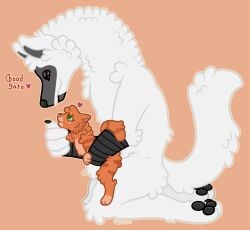 alleycat8706 anthro arm_tuft arm_wrapping arm_wraps big_dom_small_sub black_pawpads blush canid canine canis caressing caressing_chin cheek_tuft chest_tuft claws death_(puss_in_boots) dialogue domestic_cat dominant dreamworks duo ears_back elbow_tuft facial_markings facial_tuft felid feline felis fluffy fluffy_tail fur fuzzy green_eyes half-closed_eyes hand_between_legs happy head_markings head_tuft heart_symbol knee_tuft kneeling leg_tuft looking_at_another looking_at_partner looking_down looking_up love male male/male mammal markings mask_(marking) motion_lines narrowed_eyes neck_tuft nude on_lap orange_body orange_fur pawpads pivoted_ears praise prick_ears puss puss_in_boots_(dreamworks) puss_in_boots_(film) puss_in_boots_the_last_wish red_eyes romantic romantic_couple sex shrek_(series) simple_background size_difference slim smile tabby_cat tail tail_around_arm text tuft white_body white_fur wolf wrapped_arms wraps