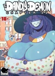 big_breasts breasts busty busty_female cleavage comic comic_cover curvaceous curves curvy curvy_body curvy_female curvy_hips curvy_milf dandy_demons dilf female gus_(peculiart) hat huge_breasts large_breasts looking_at_breasts male massive_breasts mature_female mature_male milf necklace peculiart sharp_teeth sue_(peculiart) thick voluptuous