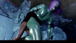 3d 3d_(artwork) 3d_model 3dcg anal anal_sex animation_frame balls balls_deep blue_skin bounty_hunter cave cum erection face_fucking feet foreskin gay holding_onto_partner hugging_from_behind human_on_monster hunter ice larger_male larger_male_smaller_male loving_it male_on_male male_only monster_boy nayanlittle older_man_and_younger_boy patreon patreon_reward purple_hair screenshot semen size_difference snow testicles toes troll uncut uncut_penis violation yaoi younger_male