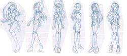 alexdemitri before_and_after bishoujo_senshi_sailor_moon clothing drone droneification empty_eyes femsub long_hair monochrome rei_hino robotization sailor_mars small_breasts standing standing_at_attention tech_control traditional transformation whitewash_eyes