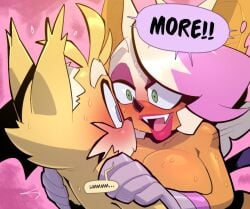 age_difference anthro bat big_breasts bigdad blonde_hair blue_eyes breasts canid canine comic duo female fox fur furry furry_female furry_male furry_only hair male male/female mammal miles_prower older_female rouge_the_bat sega sonic_(series) sonic_the_hedgehog_(series) tan_body tan_skin yellow_fur younger_male