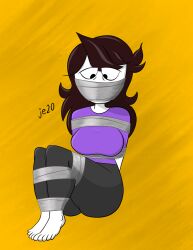 ass bondage breasts feet jaiden jaiden_animations je20 tape tape_gag youtuber