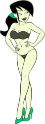 alpha_channel bra cleavage disney disney_channel female for_sticker_use gagala high_heels kim_possible medium_breasts miss_go panties phillipthe2 png shego solo sticker_template transparent_background transparent_png