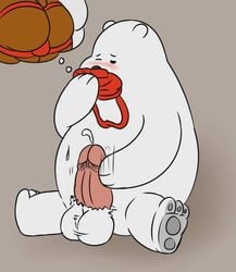 bear cartoon_network erection grizzly_(character) grizzly_bear ice_bear incest male mammal penis polar_bear thevillager we_bare_bears yaoi