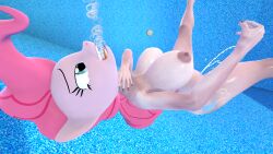 3d air_bubbles alternate_angle big_breasts cum daemont92 drowning friendship_is_magic my_little_pony pinkie_pie_(mlp) solo underwater