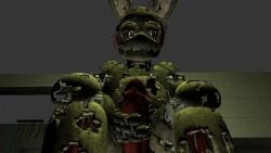 bunny five_nights_at_freddy's five_nights_at_freddy's_3 fnaf green_fur hard_cock looking_at_viewer male male_only nsfw nude penis penis_out rabbit robot solo solo_male springtrap springtrap_(fnaf) waiting_for_sex