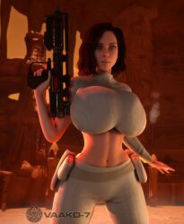 1girls 3d 3d_(artwork) alternate_ass_size alternate_breast_size ass big_ass big_breasts black_widow_(marvel) breasts bust busty chest curvaceous curvy curvy_figure digital_media_(artwork) female female_focus female_human female_only female_solo gigantic_breasts gun hips holding_gun holding_object holding_weapon hourglass_figure huge_ass huge_breasts human large_ass large_breasts legs light-skinned_female light_skin lucasfilm marvel marvel_cinematic_universe marvel_comics mature mature_female natasha_romanoff padme_amidala_(cosplay) padme_on_geonosis scarlett_johansson slim_waist solo solo_female star_wars thick thick_hips thick_legs thick_thighs thighs upper_body vaako voluptuous voluptuous_female waist watermark weapon wide_hips