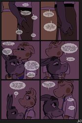 anthro comic donkey equine female grope handjob horse jennifer_(study_partners) male mammal penis public school sex study_partners te woody_(study_partners) young