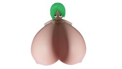 2021 3d 3d_(artwork) blender breast_expansion cock_shadow dai_(guacamolemuffler) freckles fuku_(squidly) green_eyes green_hair huge_breasts huge_cock looking_up shortstack squidly tongue_out