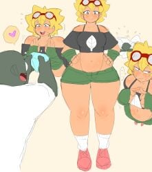 1girls anthro anthrofied ass breasts breasts curvy electronic_arts female flora_fauna kreme_cat plant plant_girl plant_humanoid plantie plants_vs._zombies plants_vs_zombies popcap popcap_games pussy solar_flare_(pvz) sunflower_(pvz) undead vagina zombie zombie_(pvz)