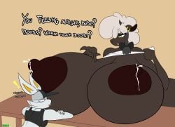 1boy1girl 2020s 2025 2d 2d_(artwork) 4_fingers anthro anthro_only anthrofied areola areolae bao_(jiqqy) big_breasts boobs?_wanna_touch_boobs? breasts cinderace cleavage clothing clothing_aside crop_top dialogue dolly_(jiqqy) duo ear_piercing earrings english english_text ewe eyebrows eyelashes eyeshadow female female_focus furry furry_female furry_male furry_only hi_res high-angle_view highres huge_breasts hyper hyper_breasts hyper_genitalia lactation large_breasts larger_female leaking_milk long_ears male mammal milk nintendo nipples nude nude_female pinup pokemon pokemon_(species) practically_nude riku9797 sheep simple_background smaller_male straight top_heavy white_fur white_hair wooloo yellow_eyes