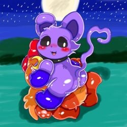 1:1 absurd_res aramatchan ass breasts canid canine canis catnap_(poppy_playtime) critters_(poppy_playtime) dogday_(poppy_playtime) domestic_cat domestic_dog duo felid feline felis female hi_res mammal mob_entertainment no_humans poppy_playtime smiling_critters