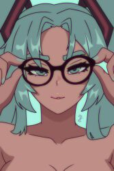 attack fortnite glasses hatsune_miku hypnosis mature_female new_artist no_visible_genitalia not_ai_generated nude nude_female original_art self_upload singer trance vocaloid zerotew