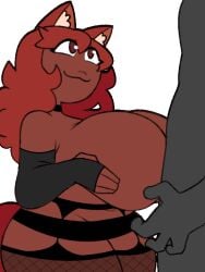 animated animated_gif beat_banger big_breasts big_thighs boobjob dark-skinned_female dark_skin gif grey_body grey_skin grey_skinned_female long_sleeves looking_at_partner looking_up paizuri paizuri_lead_by_female smiling standing tagme terraria titjob tits transparent_background zoologist_(terraria)