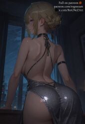1boy 1girls ai_generated areolae bangs bare_shoulders bed between_breasts black_choker blonde_hair blush breast_press breasts breasts_squeezed_together choker clavicle cleavage clothing curvaceous curvaceous_female curvaceous_figure curvy curvy_figure drooling earrings erection evelyn_chevalier evelyn_chevalier female female_focus gym gym_clothes gym_uniform heart hoyoverse huge_breasts indoors jewelry large_breasts light-skinned_female looking_at_viewer male male_pov mole mole_under_eye nipples nude on_bed open_mouth paizuri penis precum purple_eyes rognezart saliva saliva_trail semen short_hair sidelocks smile solo_focus straight suspenders sweat tongue tongue_out voluptuous voluptuous_female zenless_zone_zero