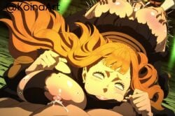 ahe_gao ahe_gao ai_generated ass black_clover black_dress cum doggy_style doggy_style embarrassed female green_eyes head_down_ass_up highres huge_ass huge_breasts koinaart long_hair long_skirt milk mimosa_vermillion nipple_slip nipples orange_hair patreon penis plump sex skirt stable_diffusion sucking thick_thighs torn_clothes torn_clothing voluptuous voluptuous_female