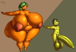 absurd_res albedo_(orangejuicemann) anthro ass balls big_balls big_breasts big_butt big_penis breasts duo elemental_creature elemental_humanoid father_(lore) female flora_fauna food food_creature food_humanoid foreskin fruit fruit_humanoid genitals green_body green_skin half-erect hi_res huge_balls huge_breasts huge_butt huge_cock humanoid humanoid_genitalia humanoid_penis hyper hyper_balls hyper_breasts hyper_butt hyper_genitalia hyper_penis leaf leaf_hair living_fruit male mature_female mother_(lore) mother_and_father_(lore) nipples noseless nude orange_body orangejuicemann parent_(lore) penis pip_(orangejuicemann) plant plant_hair plant_humanoid pseudo_hair simple_background size_difference slightly_chubby smile thick_thighs wide_hips