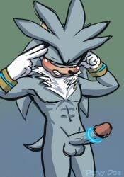 abs animated anthro clenched_teeth closed_eyes clothing digital_media_(artwork) erection eulipotyphlan genitals gloves hair handwear hedgehog humanoid_genitalia male mammal masturbation penile penile_masturbation penis pervydoe sega short_playtime silver_the_hedgehog simple_background solo sonic_the_hedgehog_(series) standing tail teeth telekinesis telekinetic_masturbation