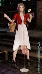 1dickgirl 1futa 1futanari 3d 3d_(artwork) 3d_model 3d_render aerith_gainsborough big_cock big_dick big_penis blender_(software) boots bracelet brown_hair clothed cock cum cum_leak cum_leaking dick dickgirl dickgirl_only dress final_fantasy final_fantasy_vii final_fantasy_vii_rebirth final_fantasy_vii_remake flower flower_on_head flowers futa_focus futa_only futanari green_eyes intersex jacket light-skinned_futa light-skinned_futanari light_skin looking_at_viewer penis penis_poking_out sasakywiz self_upload skirt skirt_lifted skirt_lifted_by_penis solo solo_dickgirl solo_focus solo_futa square_enix standing video_game video_game_character video_game_franchise video_games