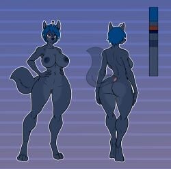 2025 absurd_res anthro ass ass background belly_button big_ass big_butt blue_background blue_body blue_fur blue_hair bodysuit canid canine canis color_palette digital_art digital_drawing_(artwork) digital_media digital_media_(artwork) domestic_dog flat_colors furry hair hi_res latex latex_bodysuit latex_skinsuit latex_suit libra-11 libra_labs mammal nipples reference reference_image reference_sheet rubber rubber_suit short_hair simple_background skin_tight skin_tight_suit skinsuit zipper zippers_(series)
