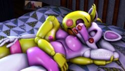 3d 4k arms_around_torso asleep bedroom bird bird_girl breasts breasts breasts_in_face breasts_touching clipping closed_eyes disboi215 face_in_breasts five_nights_at_freddy's five_nights_at_freddy's:_sister_location five_nights_at_freddy's_2 five_nights_at_freddy's_4 fnaf fox fox_ears fox_girl hand_on_thigh highres lesbian_couple lipstick mangle_(fnaf) panties pink_body pink_cheeks pink_nipples pink_panties pink_shorts purple_body red_body red_cheeks red_lipstick rosy_cheeks sfm shiny_body shorts sleeping sleeping_together source_filmmaker topless topless_female toy_chica_(fnaf) underboob victoria_(fnaf) white_body yellow_body yuri