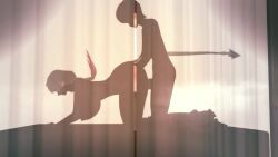 1boy 1girls 3d 3d_animation ahe_gao ahegao_face animated behind_curtain curtains curtains_closed eyes_rolling_back female jane_doe_(zenless_zone_zero) kagu_sen koikatsu male male/female moan moaning parkppd penetration penis rat rat_ears rat_girl rat_tail silhouette_sex sound sound_effects tagme video zenless_zone_zero