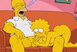 1girl1boy 1girls absurd_res absurdres ai_assisted ai_generated clothed_male_nude_female couch couch_sex daddy daughter drooling fat_male father_and_daughter fellatio female high_resolution highres homer_simpson incest large_breasts large_penis lisa_simpson raleu10 saliva_string saliva_trail sleep_molestation sleeping slim_waist teenage_girl teenager the_simpsons yellow_skin