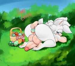 1futa 2022 2d alternate_version_available anal_insertion anal_masturbation anthro anus ass ass_up big_ass blue_eyes cock-tail color easter easter_basket easter_egg easter_egg_buttplug egg_in_ass egg_insertion face_down_ass_up feet furry futa_only futanari grass happy_easter huge_balls huge_cock humanoid intersex jollysart large_ass lube lube_bottle lube_in_ass masturbation mobian_(species) nude nude_futanari object_in_ass object_insertion original outdoors public public_exposure public_masturbation public_nudity smooth_balls smooth_penis soles solo_futa sophie_(argento) thick_thighs thighs toes white_body white_fur wide_hips