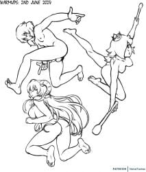 1dickgirl 1futa 2girls anus ass balls breasts bridget dickgirl female fire_emblem freyja_(fire_emblem) futa futanari guilty_gear intersex mario_(series) noisetanker nude penis princess_rosalina pussy sonic_(series) sonic_adventure_pose tagme