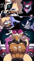 1boy 1girls big_breasts big_nipples big_thighs big_titties blowjob comic cum cum_in_mouth cum_inside curvaceous curvaceous_female curvaceous_figure curvy curvy_figure curvy_hips dubious_consent erokuman04 female female_focus forced idw_comics idw_publishing male nipples nude questionable_consent sex sonic_(series) sonic_the_hedgehog sonic_the_hedgehog_(idw) sonic_the_werehog vaginal_penetration werewolf whisper_the_wolf wolf