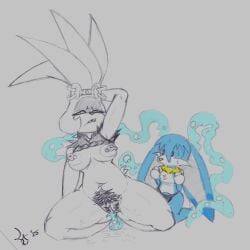 1:1 2025 afrosoricid anthro areola barbell_piercing beady_eyes bodily_fluids breasts canid canine chest_tuft clothing collar countershade_face countershading dipstick_ears duo ear_markings ear_piercing exposed_breasts female fennec_fox forked_tail fox grey_background hair hairy_vulva hand_behind_head idw_publishing kitsunami_the_fennec kneeling male male/female mammal multicolored_ears nipple_barbell nipple_piercing nipples piercing pubes pupils pussy salaciouslx sega sharp_teeth signature simple_background slit_pupils sonic_(series) sonic_the_hedgehog_(comics) sonic_the_hedgehog_(idw) sonic_the_hedgehog_(series) spiked_collar spikes studded_hair_tie surge_the_tenrec sweat tail teeth tenrec tentacle thick_thighs thong tied_hair torn_sleeves true_fox tuft underwear unusual_anatomy unusual_tail water_tentacles