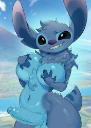 stitch (lilo and stitch) from disney by ashraely