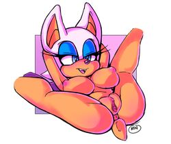 2d anus breasts female misswerehog mobian mobian_(species) mobian_bat nipple nude pussy rouge_the_bat sega sonic_(series) sonic_adventure_2 sonic_the_hedgehog_(series)