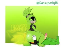 4:3 afrosoricid anthro archie_comics ass big_butt black_clothing black_shirt black_topwear blue_eyes bodily_fluids bubble_butt bulge butt_grab clothing duo erection eulipotyphlan eyewear facesitting fart fart_cloud fart_fetish farting_on_another farting_on_face feet female female_facesitting_male female_farting genital_fluids genitals glasses green_body green_butt half-closed_eyes half_naked hand_on_butt hedgehog hi_res idw_publishing jacket leather leather_clothing leather_jacket leather_topwear looking_at_another looking_at_partner male male/female mammal narrowed_eyes penis precum scourge_the_hedgehog sega shirt sitting_on_another smile smiling_at_another smiling_at_partner sonic_(series) sonic_the_hedgehog_(archie) sonic_the_hedgehog_(comics) sonic_the_hedgehog_(idw) sonic_the_hedgehog_(series) supersonicparty18 surge_the_tenrec tenrec topwear vein veiny_penis