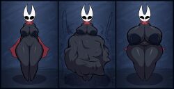 big_ass big_belly big_breasts digestion fatal_vore hollow_knight hornet_(hollow_knight) sequence struggling struggling_prey vore vore_belly