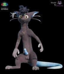 3_toes 3d_(artwork) 4_fingers absurd_res anthro anus arthropod balls barbel_(anatomy) big_ears black_background blender_(artwork) blue_anus blue_penis blue_tail claws countershading digital_media_(artwork) dragon english_text erection feet fingers flye flying front_view fur genitals gloves_(marking) hair hi_res hybrid kangaroo knot looking_at_viewer macropod male mammal markings marsupial mythological_creature mythological_scalie mythology neonwabbit nude penis purple_body purple_fur rockyrcoon scales scalie simple_background smile solo spiky_hair standing tail text toes watermark yellow_eyes